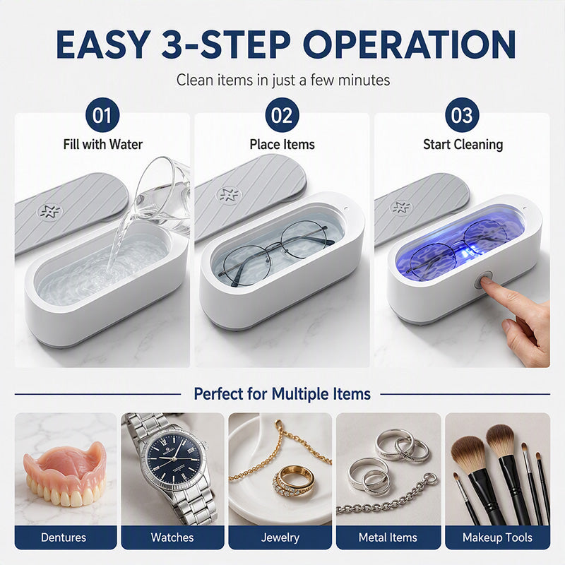 💦 🦷 Multifunctional rechargeable ultrasonic cleaner
